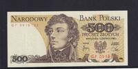 Polen 500 Zloty Serie: GF, 2 Bst. vor KN, -