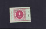 Deutschland, DDR, Thüringen, 1 Pfennig mit Stempel Justizvollzugsanstalt Hohenleuben, -