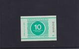 Deutschland, DDR, Thüringen, 10 Pfennig mit Stempel Justizvollzugsanstalt Hohenleuben, Serie: B, -
