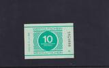 Deutschland, DDR, Thüringen, 10 Pfennig mit Stempel Justizvollzugsanstalt Hohenleuben, Serie: B, -