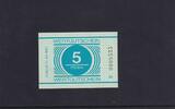 Deutschland, DDR, Thüringen, 5 Pfennig mit Stempel Justizvollzugsanstalt Hohenleuben, Serie: B, -