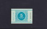 Deutschland, DDR, Thüringen, 5 Pfennig mit Stempel Justizvollzugsanstalt Hohenleuben, Serie: B, -