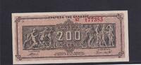 Griechenland, Deutsche Besatzung, 200 Millionen Mark 1944 netzförmiger U... 5,99 EUR  plus 7,00 EUR verzending