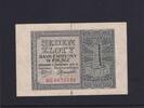 Drittes Reich, Generalgouvernement Polen, 1 Zloty Ro.579b, ZWK-34b, KN 18 mm lang, Serie: BE, -