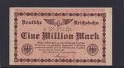 Weimarer Republik, Reichsbahn, Berlin, 1 Million Mark Serie: X, -