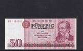 Deutschland, DDR, 50 Mark Ro.360a, DDR-22a, erste Auflage, Typensatz, Serie: BG, -