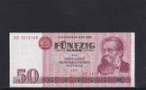 Deutschland, DDR, 50 Mark Ro.360a, DDR-22a, erste Auflage, Typensatz, Serie: CC, -