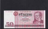 Deutschland, DDR, 50 Mark Ro.360c, DDR-22c, zweite Auflage, Computersatz, Serie: FF, -