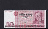 Deutschland, DDR, 50 Mark Ro.360c, DDR-22c, zweite Auflage, Computersatz, Serie: FB, -