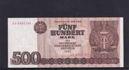 Deutschland, DDR, 500 Mark Ro.364b, DDR-26b, Computerdruck, Serie: AH, -