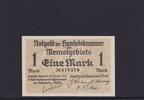 Weimarer Republik, Memelgebiet, Litauen, 1 Mark -
