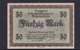 Weimarer Republik, Memelgebiet, Litauen, 50 Mark Ro.852a, Wz: Konturenkette, -