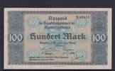 Weimarer Republik, Memelgebiet, Litauen, 100 Mark Ro.854, -