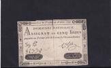 Frankreich 5 Livres mit Trockensiegel, -