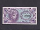 USA, Militärgeld 5 Cents Military Payment Certificate Serie: 641, -