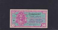 USA, Militärgeld 10 Cents Military Payment Certificate Serie: 521, -
