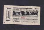 Weimarer Republik, Reichsbahn, 1 Milliarde Mark Reichsbahndirektion Altona, -