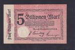 Weimarer Republik, Reichsbahn, 5 Billionen Mark Reichsbahndirektion Cassel, -