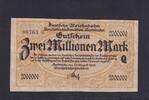Weimarer Republik, Reichsbahn, 2 Millionen Mark -