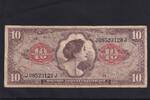 USA, Militärgeld 10 Dollars Serie: 641, -