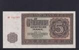 Deutschland Sowjetische Besatzungszone, 5 Mark Ro.342b, SBZ-13b, KN 6 stellig Serie: BS, -