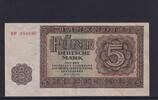 Deutschland Sowjetische Besatzungszone, 5 Mark Ro.342b, SBZ-13b, KN 6 stellig Serie: BW, -