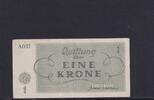 Deutsches Reich, Drittes Reich, 1 Krone Ghetto Theresienstadt, -