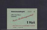 Deutschland, DDR, 1 Mark LPG-Geld, LPG Liebstedt, -