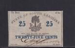 USA, Konföderierte Staaten, 25 Cents South Carolina, -