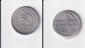 Deutsches Reich, Weimarer Republik, 50 Pfennig Stempelfehler, -