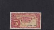 Tschechoslowakei, 5 Kronen -