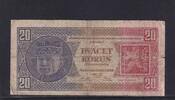Tschechoslowakei, 20 Kronen -