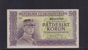Tschechoslowakei, 50 Kronen -