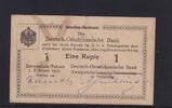 Deutsche Kolonien, Deutsch-Ostafrika, 1 Rupie Ro.928j, DOA-30a, Serie: P2,mit Wz. oben und unten NORMAL..., -