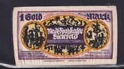 Weimarer Republik, Westfalen, 1 Gold Mark Bielefeld, Seide, -