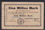 Weimarer Republik, Sachsen, 1 Million Mark Zwenkau, Stadtgemeinde, -