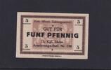 Sachsen 5 Pfennig Kgl. Sächs. Armierungs-Batl. Nr.190, -