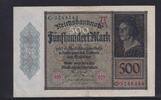 Deutsches Reich, Weimarer Republik, 500 Mark Ro.70, DEU-80, Serie: C -