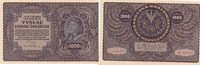 Polen 1000 Marek I Serie 2 Buchstaben -