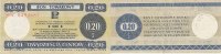 Polen 0,20 Dollar Gutschein Valuta -
