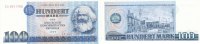 Deutschland, DDR 100 Mark Ro.363b, Typensatz Ersatznote, -