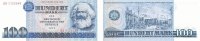 Deutschland DDR, 100 Mark Ro.363a Typensatz -