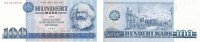 Deutschland DDR, 100 Mark Ro.363b, Typensatz, Austauschnote, Serie:ZA -