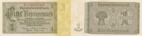 Deutsches Reich, 1 Rentenmark Ro.166c Firmendruck KN 8 stellig, -