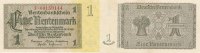 Deutsches Reich, 1 Rentenmark Ro.166c Firmendruck KN 8 stellig, -