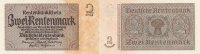 Deutsches Reich, 2 Rentenmark Ro.167b Reichsdruck KN 8 stellig, -