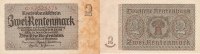 Deutsches Reich, 2 Rentenmark Ro.167b Reichsdruck KN 8 stellig, -