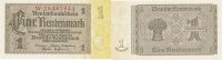 Deutsches Reich, Drittes Reich, 1 Rentenmark Ro.166b Reichsdruck KN 8stellig, -