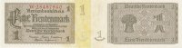Deutsches Reich, Drittes Reich, 1 Rentenmark Ro.166b Reichsdruck KN 8stellig, -