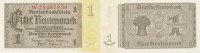 Deutsches Reich, Drittes Reich, 1 Rentenmark Ro.166b Reichsdruck KN 8stellig, -